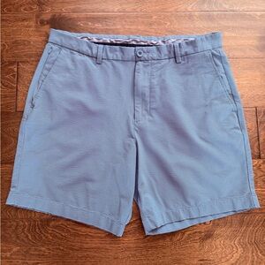 Vineyard Vines Shorts Mens 33 Blue On-The-Go OTG Performance Stretch Golf Chino